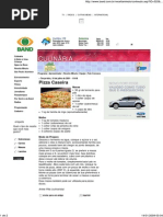 Receita Minuto Pizza Caseira