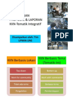 6.Penyusunan Proposal-laporan Dan Penilaian Kkn