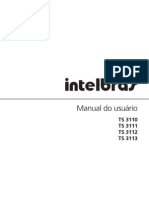 Manual Do Usuário: TS 3110 TS 3111 TS 3112 TS 3113