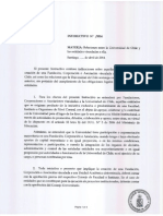 Propuesta Instructivo Relaciones Entre Universidad de Chile y Las Entidades Vinculadas a Ella