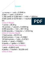 Units of Length: U.S. Customary System