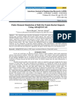 Finite Element Simulation of Ball-On-Tennis Racket Impacts Using Abaqus/Cae