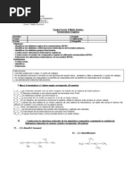 Prueba parcial Química II Medio Nomenclatura Orgánica Revisada