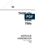 Service Hand Book TASKalfa 750c 650c 550c Service Manual