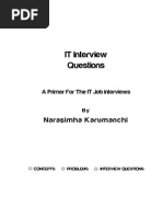 Download IT Interview Questions by CareerMonk Publications SN232413045 doc pdf