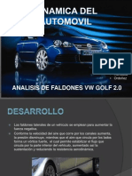 DINAMICA DEL AUTOMOVIL Analicis de Faldones Del Vehiculo