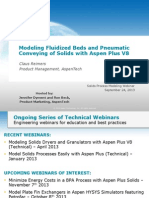 Modeling Fluidized Beds and Pneumatic Conveying On Aspen Plus