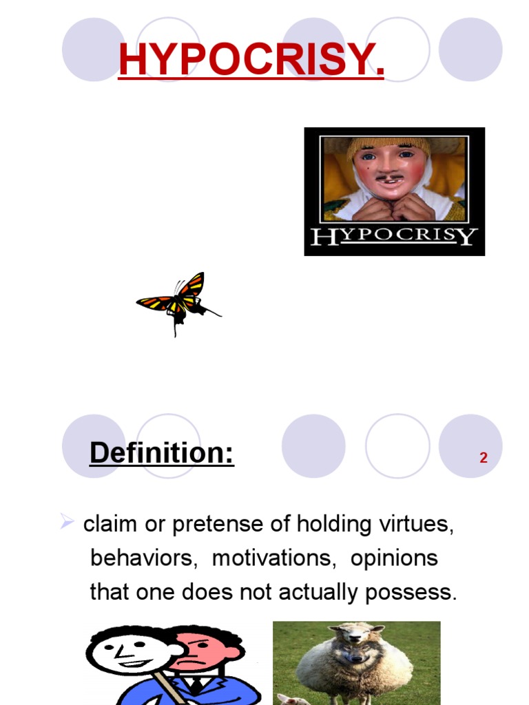 Hypocrisy PDF Behavioural Sciences Psychology