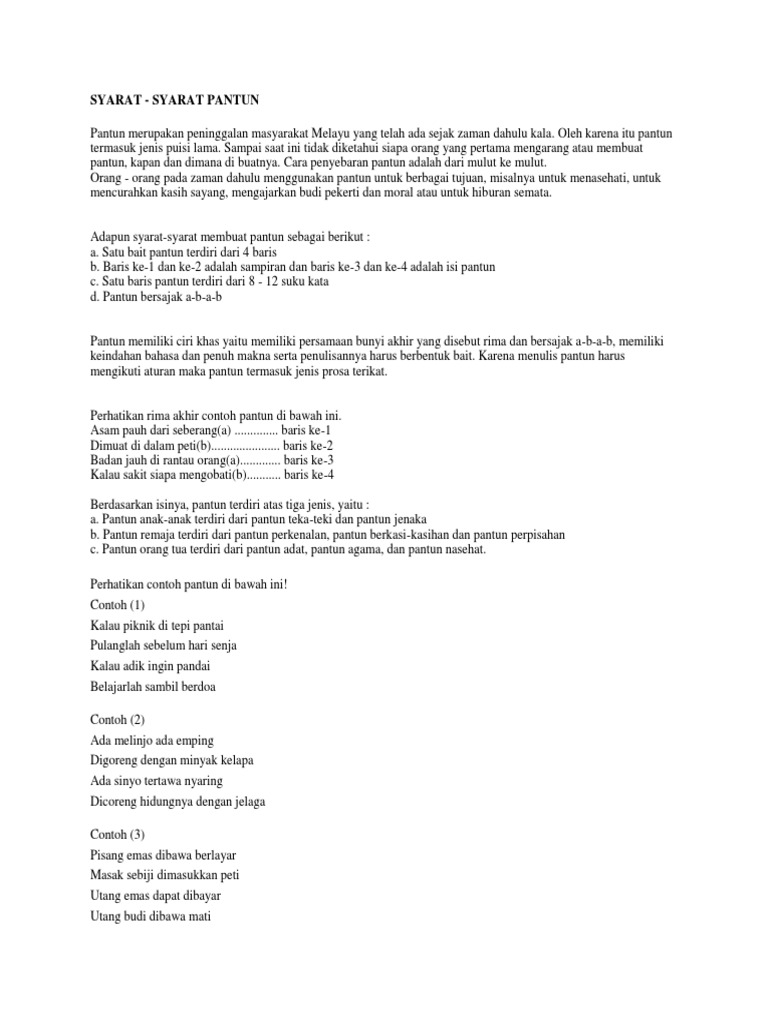Pantun Pdf