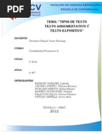 Texto Argumentativo y Expositivo