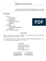 Algebra Relacional - Repaso