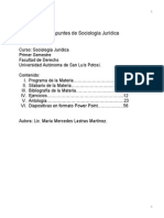 Apuntes de Sociología Jurídica