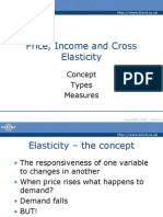 Price, Income & Cross Elasticity Ch3