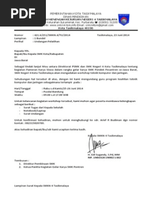 Surat Undangan Workshop 1