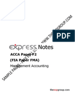 Notes: ACCA Paper F2 (FIA Paper FMA)