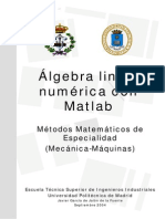 Algebra Lineal Numeric A Con Mat Lab