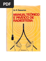 Manual Teórico e Prático de Radiestesia - Dr. E. Saevarius - Ilustrado