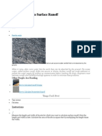 How To Calculate Surface Runoff: Instructions