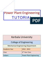 Power Plant - Tutorial Sheets