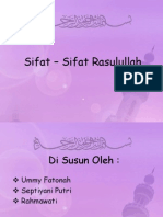 Sifat Nabi Dan Rasul