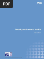 Obesity and Mental Health