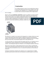 Transformer Core Types and Constructions