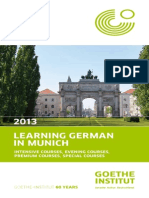 Learning German in Munich - 2013