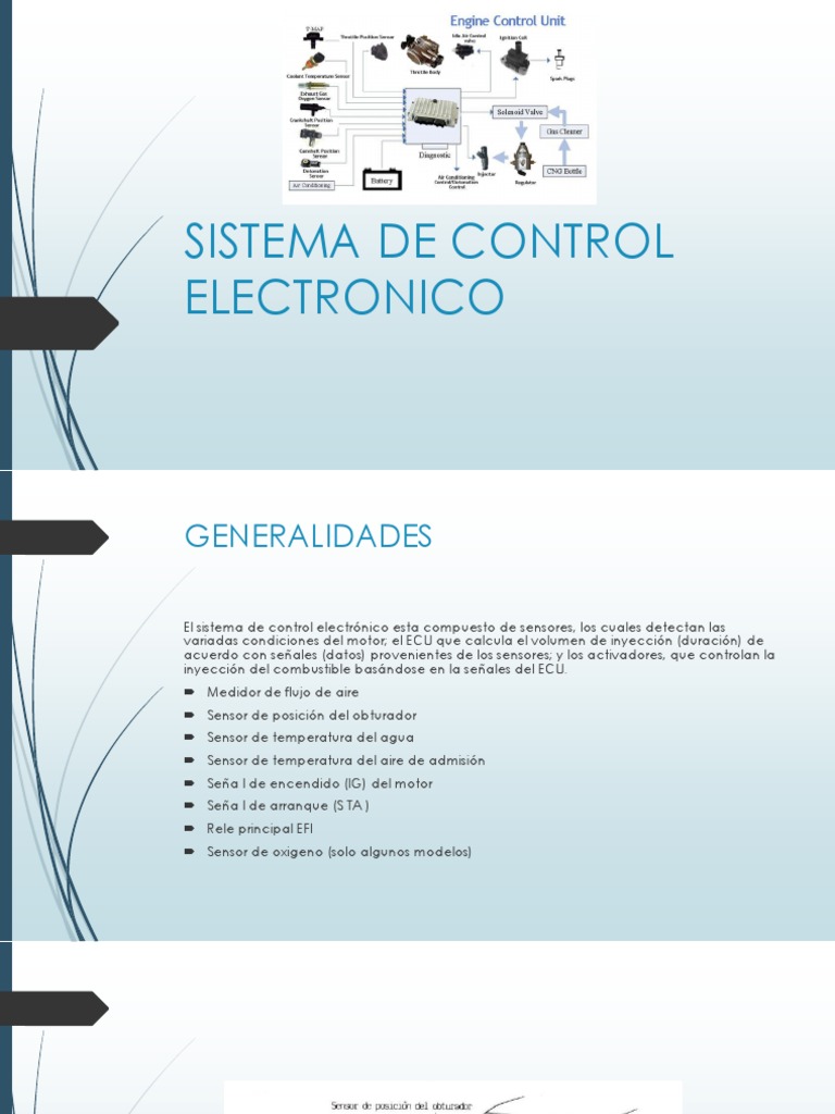 Sistema de Control Electronico | PDF | Relé | Ingeniería mecánica