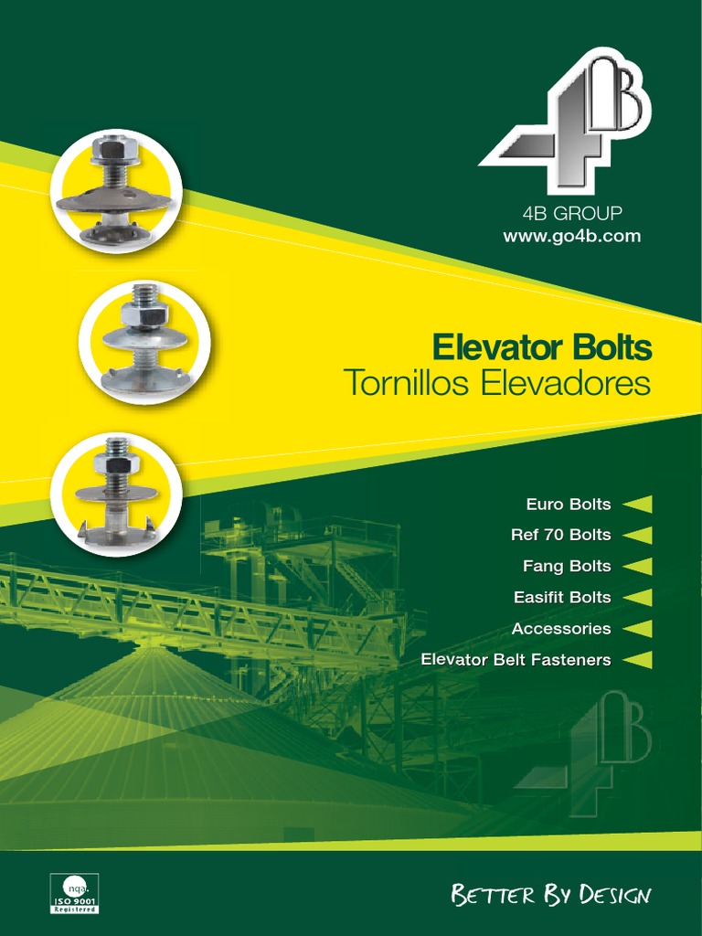 4B Braime Elevator Bolts Catalogue | PDF | Nut (Hardware) | Screw