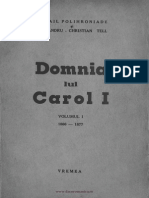 M. Polihroniade, Domnia Lui Carol I, Vol 1, 1937