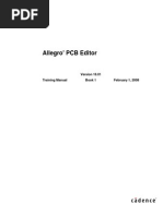 Allegro PCB Editor Training Manual 1