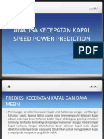 Materi Speed Power Prediction