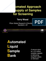 An Automated Approach To The Supply of Samples For Screening