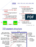 TCP: Overview: Full Duplex Data: Point-To-Point: Reliable, In-Order Pipelined