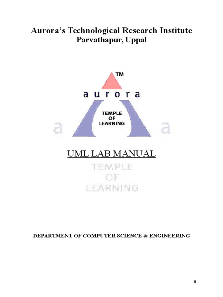 Uml Lab Manual PDF Conceptual Model Software Engineering