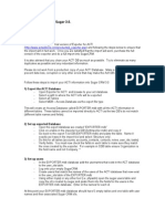 Importing ACT! Into Sugar 3.0.: 1) Export The ACT! Database