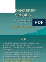 Endangered Species: Peggy Beauchamp CS255