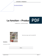 Fonction Production