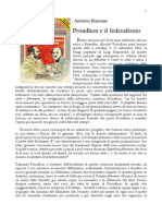 Proudhon e Il Federalismo