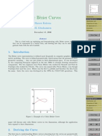 Cubic Bezier Curves