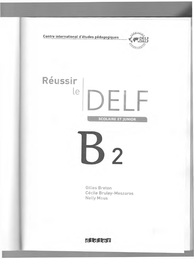 Reussir Le DELF B2  PDF