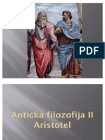 Anticka Filozofija II Aristotel