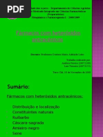 1º grupo - Farmacos com heterósidos antracénicos