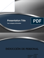 Presentacion Induccion de Personal