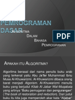 Pertemuan 1 Pemrograman Dasar