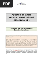 Apostila de Apoio-cap 03-Constituicao e Constitucionalismo