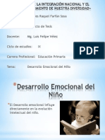 Desarrollo Emocional Del Niño