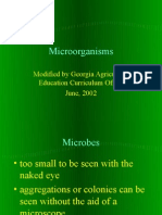 Microorganisms: Modified by Georgia Agriculture Education Curriculum Office June, 2002