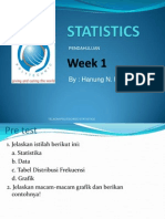 Statistika - Theory Week 1