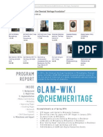 Program Report: GLAM-Wiki @ChemHeritage 